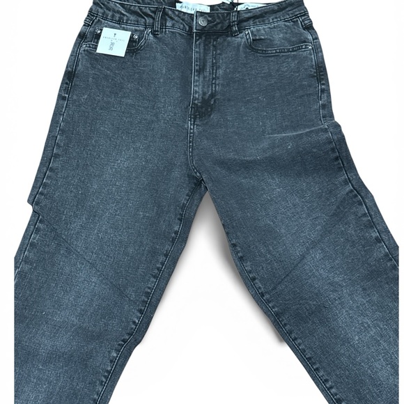 American Tall Lola Ultra High Rise Slim Jeans ash black sz30 inseam 35” - Picture 4 of 6